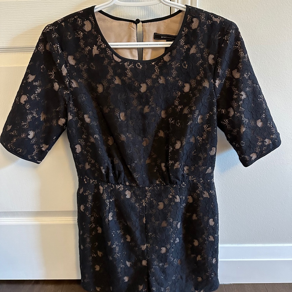 BCBG lace romper